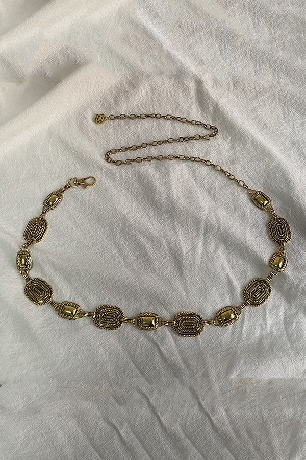 Raegan | Geometryczna Bransoleta w Stylu Retro