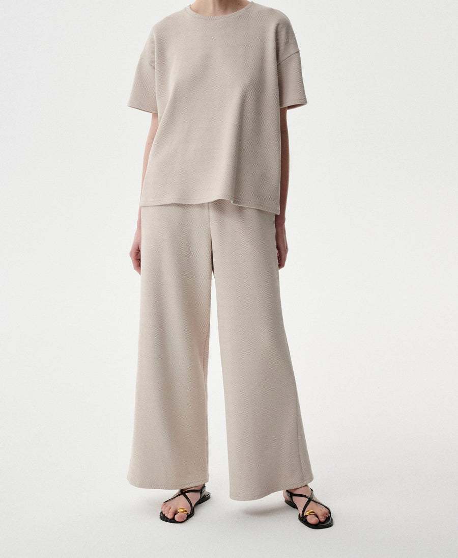 Elenea – Spodnie z Szeroką Nogawką