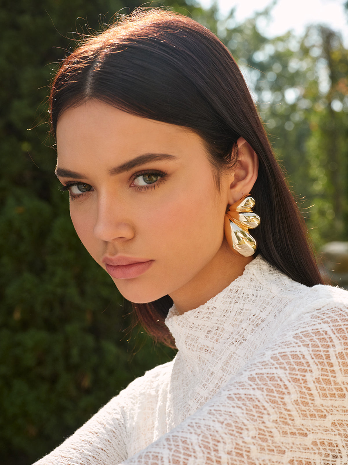 Demi | Kolczyki Stud w Kształcie Skrzydła Motyla