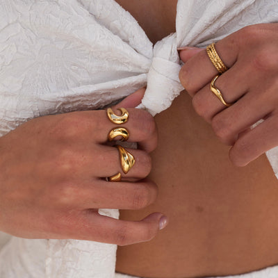 Addison | Regulowany Pierścionek Przytulny