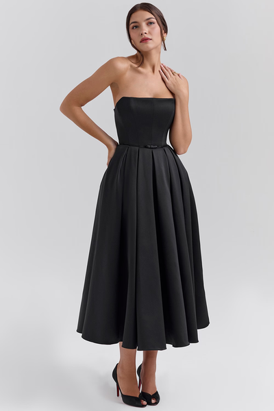 Nicole | Sukienka Bustier Celeste