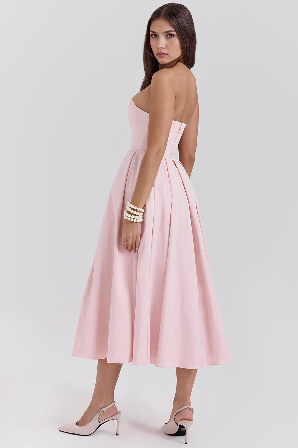 Nicole | Sukienka Bustier Celeste