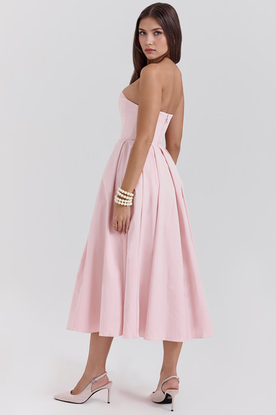 Nicole | Sukienka Bustier Celeste