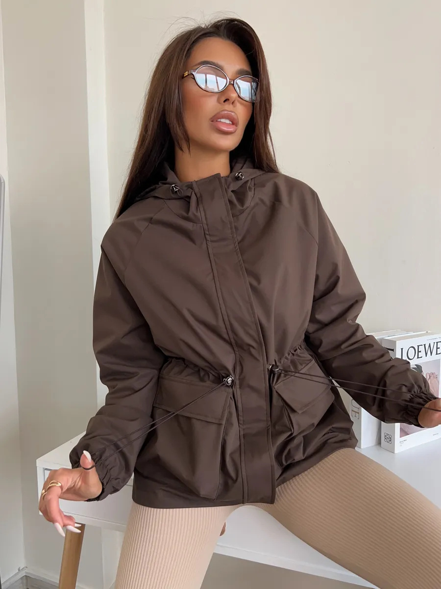 SOFÍA  | wodoodporna kurtka z regulowanym kapturem