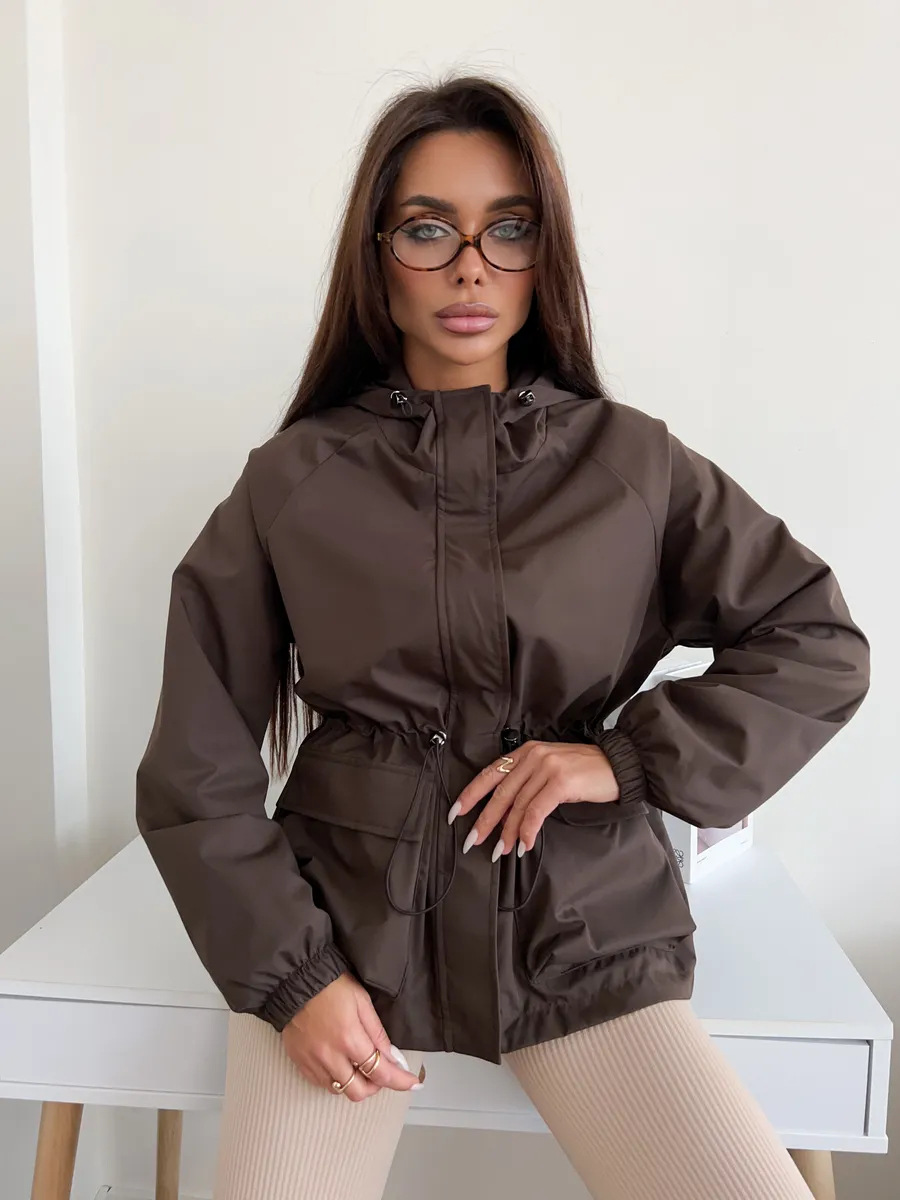 SOFÍA  | wodoodporna kurtka z regulowanym kapturem
