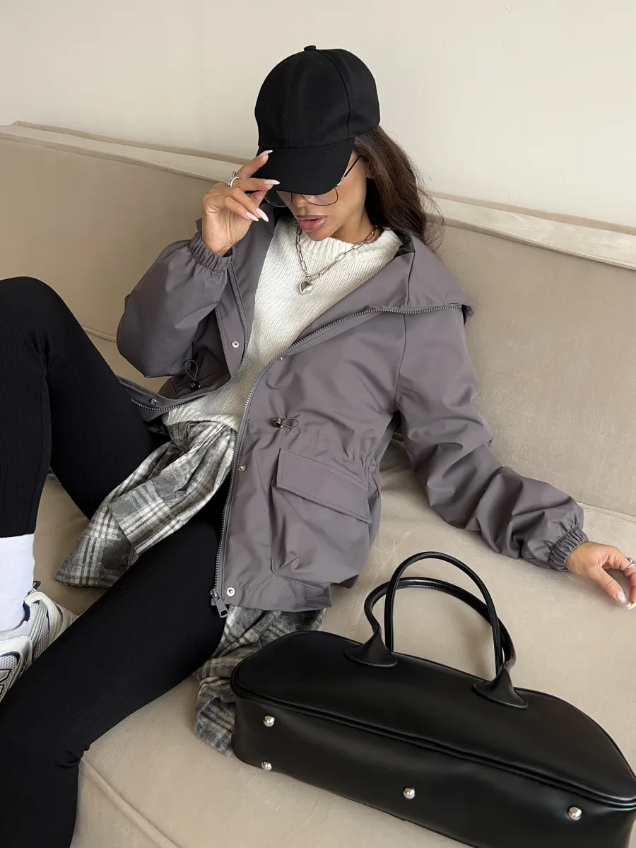 SOFÍA  | wodoodporna kurtka z regulowanym kapturem