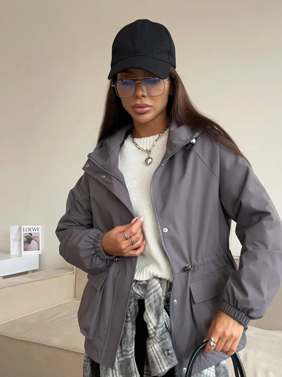 SOFÍA  | wodoodporna kurtka z regulowanym kapturem