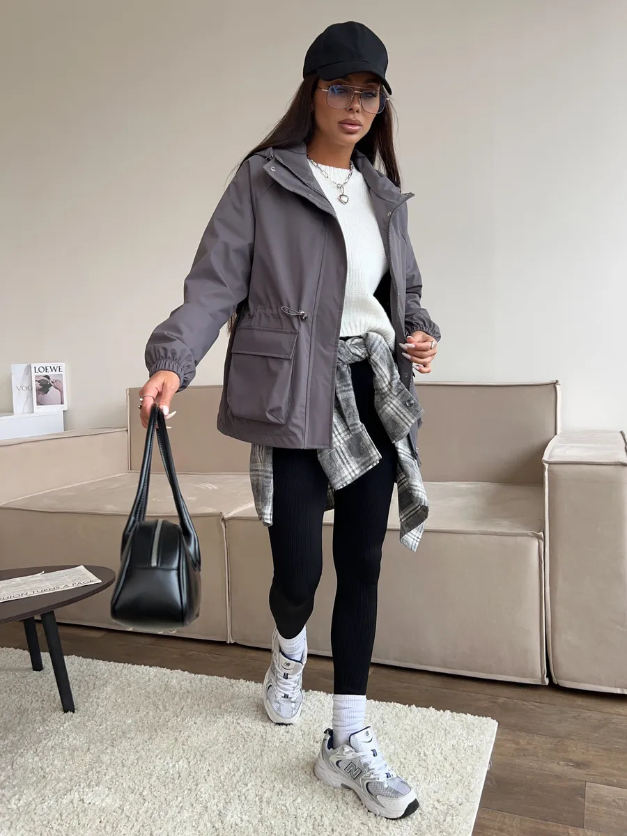 SOFÍA  | wodoodporna kurtka z regulowanym kapturem