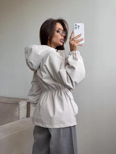 SOFÍA  | wodoodporna kurtka z regulowanym kapturem