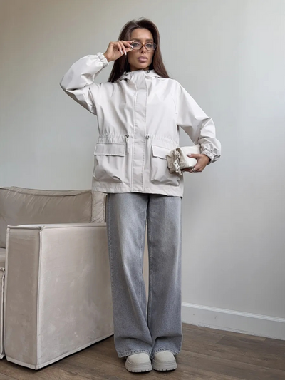 SOFÍA  | wodoodporna kurtka z regulowanym kapturem