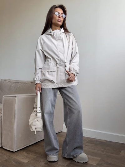 SOFÍA  | wodoodporna kurtka z regulowanym kapturem