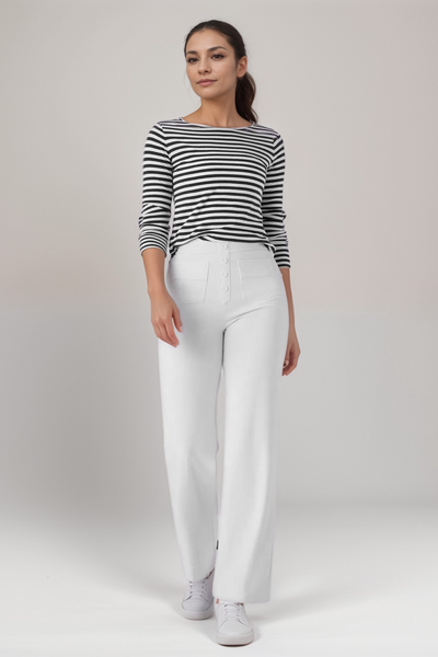 Carmen | Elastyczne Spodnie z Wysokim Stanem