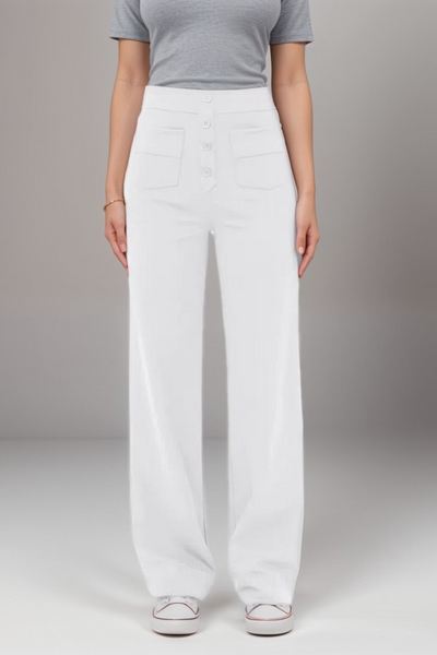 Carmen | Elastyczne Spodnie z Wysokim Stanem