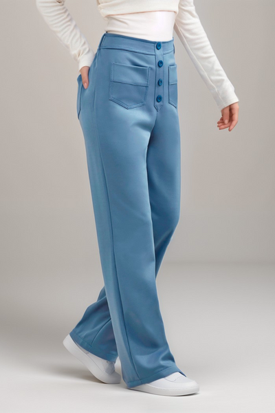 Carmen | Elastyczne Spodnie z Wysokim Stanem