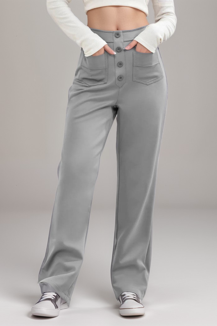 Carmen | Elastyczne Spodnie z Wysokim Stanem