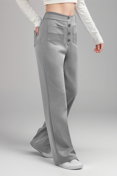 Carmen | Elastyczne Spodnie z Wysokim Stanem