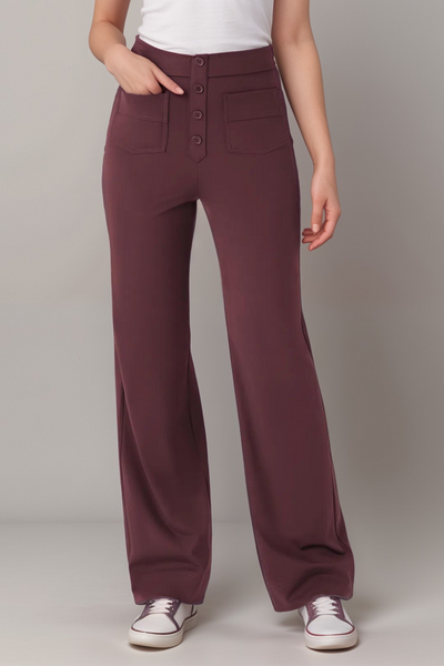 Carmen | Elastyczne Spodnie z Wysokim Stanem