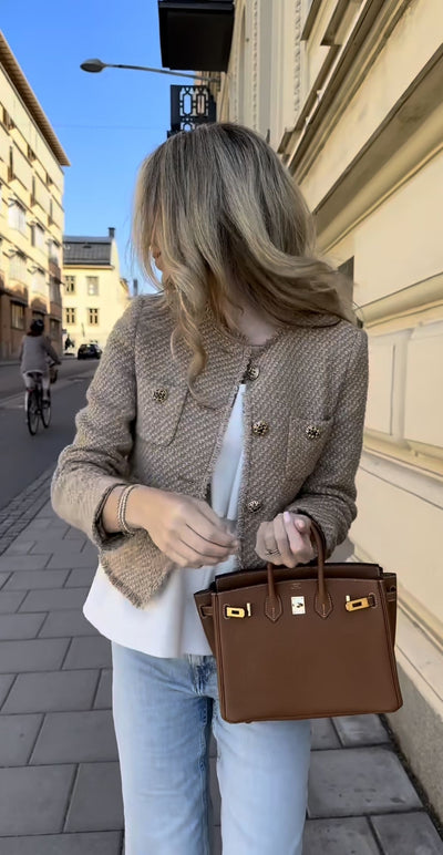 ALINA | Elegancki Kamizelka Tweed