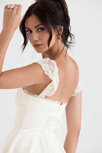 Rebeca | Sukienka Bustier z Koronką Jasmin