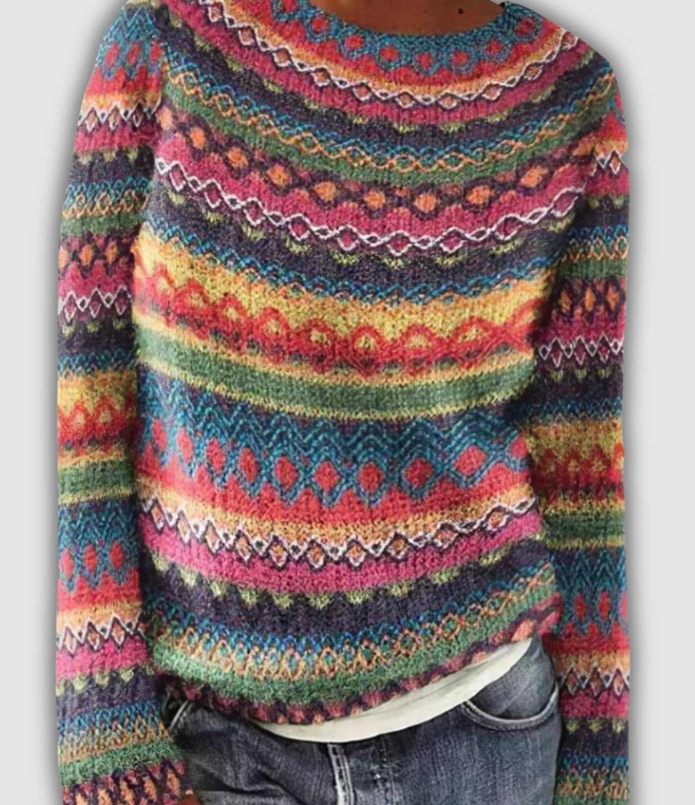 Dalia™ - Przytulny Retro Sweter