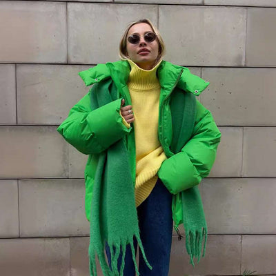 Clara | Kobiety Kurtka Pikowana | Brązowa - Ciepła Kurtka Zimowa