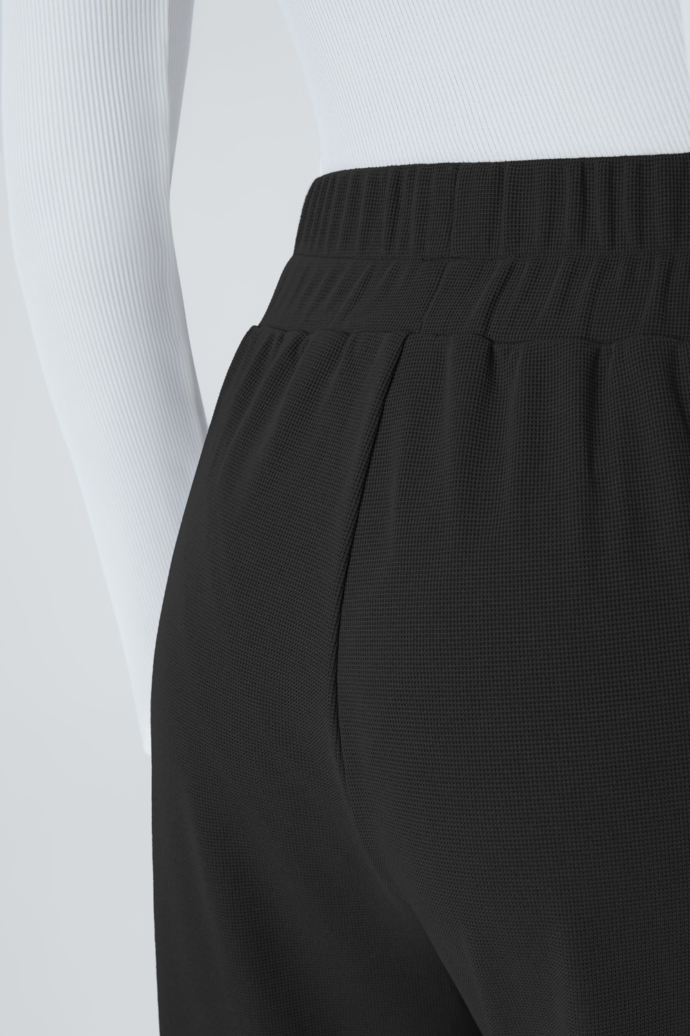 Alicia | Spodnie z szerokimi nogawkami, plisowane, z wysokim stanem i kieszeniami