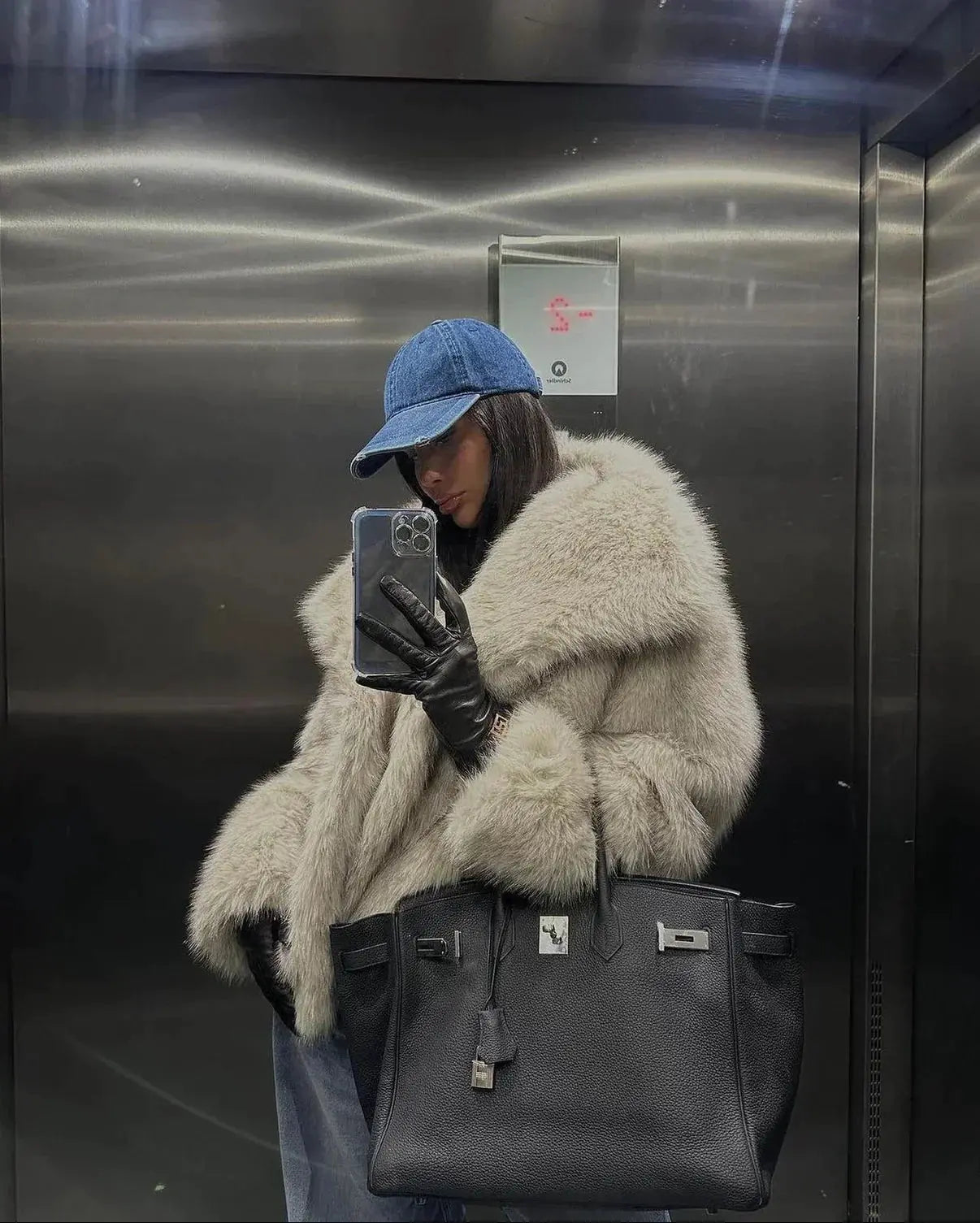 Bárbara | Ciepła Kurtka z Sztucznej Skóry dla Kobiet | Luksus i Wygoda