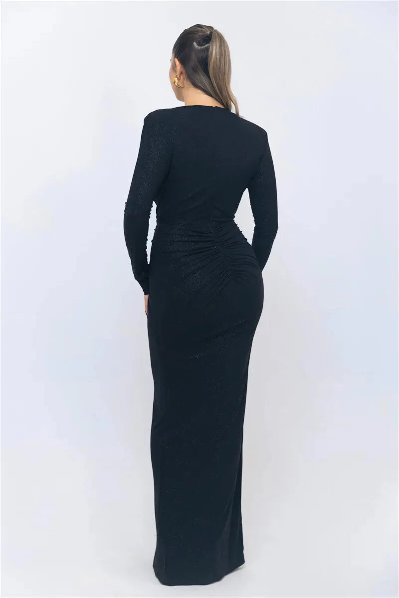 Veronika | Sukienka Bodycon z Głębokim Dekoltem