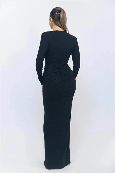 Veronika | Sukienka Bodycon z Głębokim Dekoltem