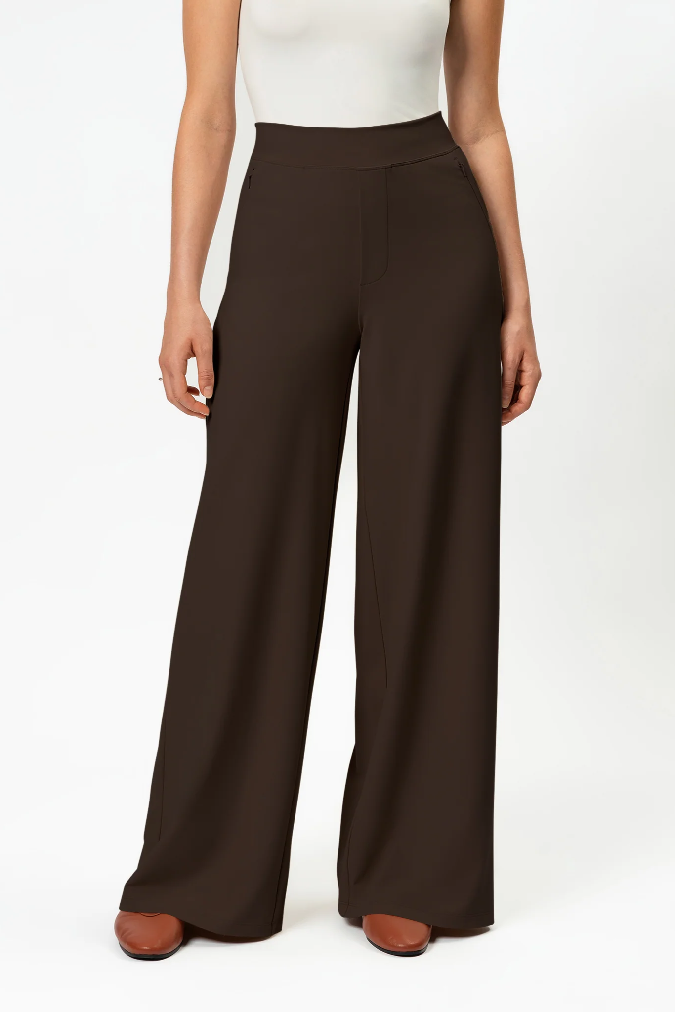 Blanca | Spodnie o Szerokich Nogawkach