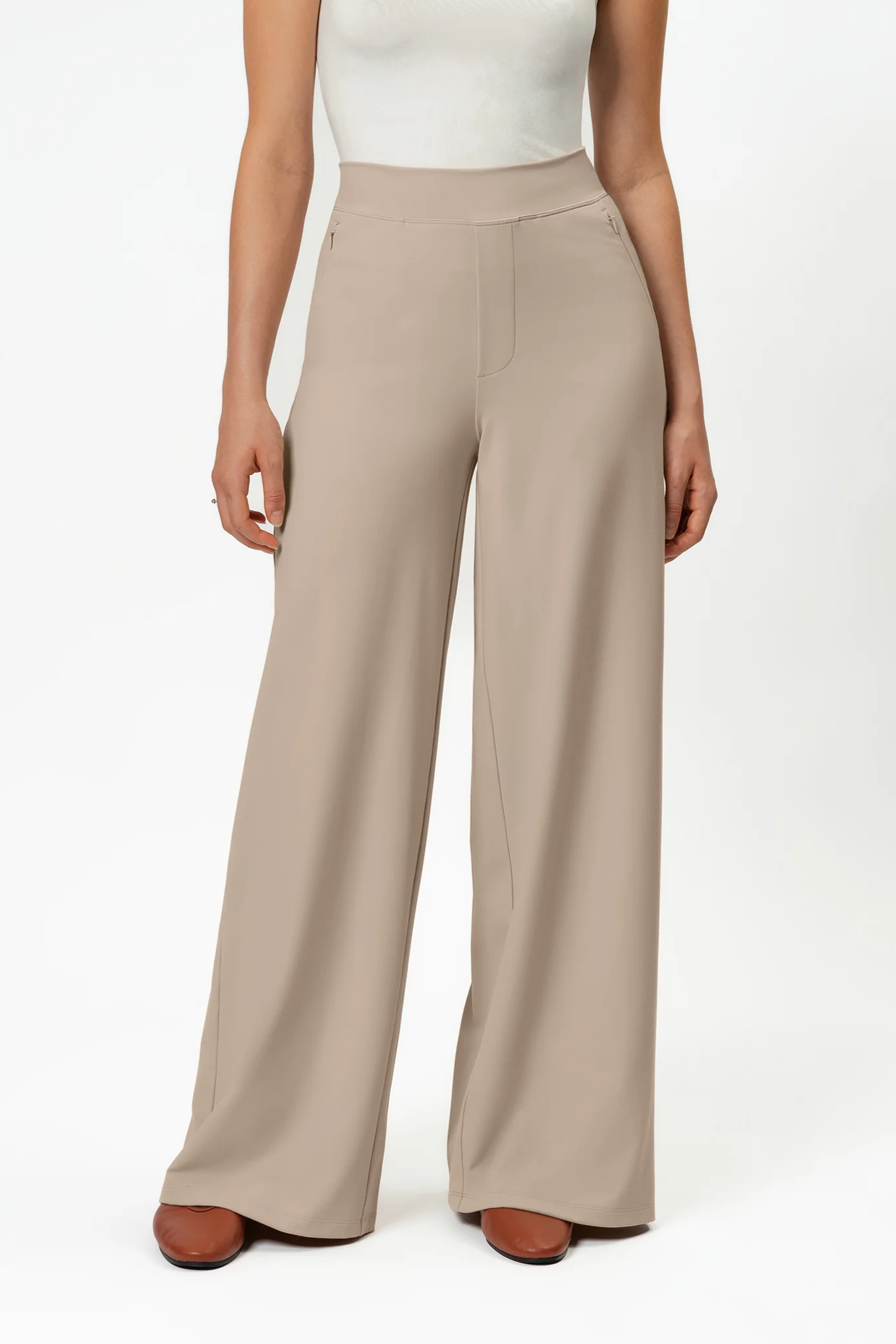 Blanca | Spodnie o Szerokich Nogawkach