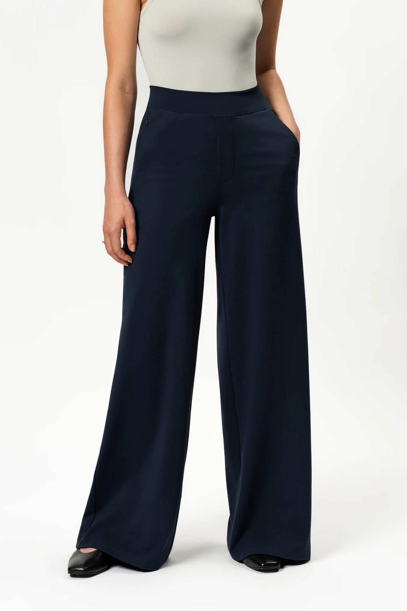 Blanca | Spodnie o Szerokich Nogawkach