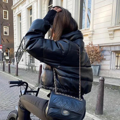 Giorgia | Kurtka Damska - Wełniana - Wygodny Krój, Zamek,