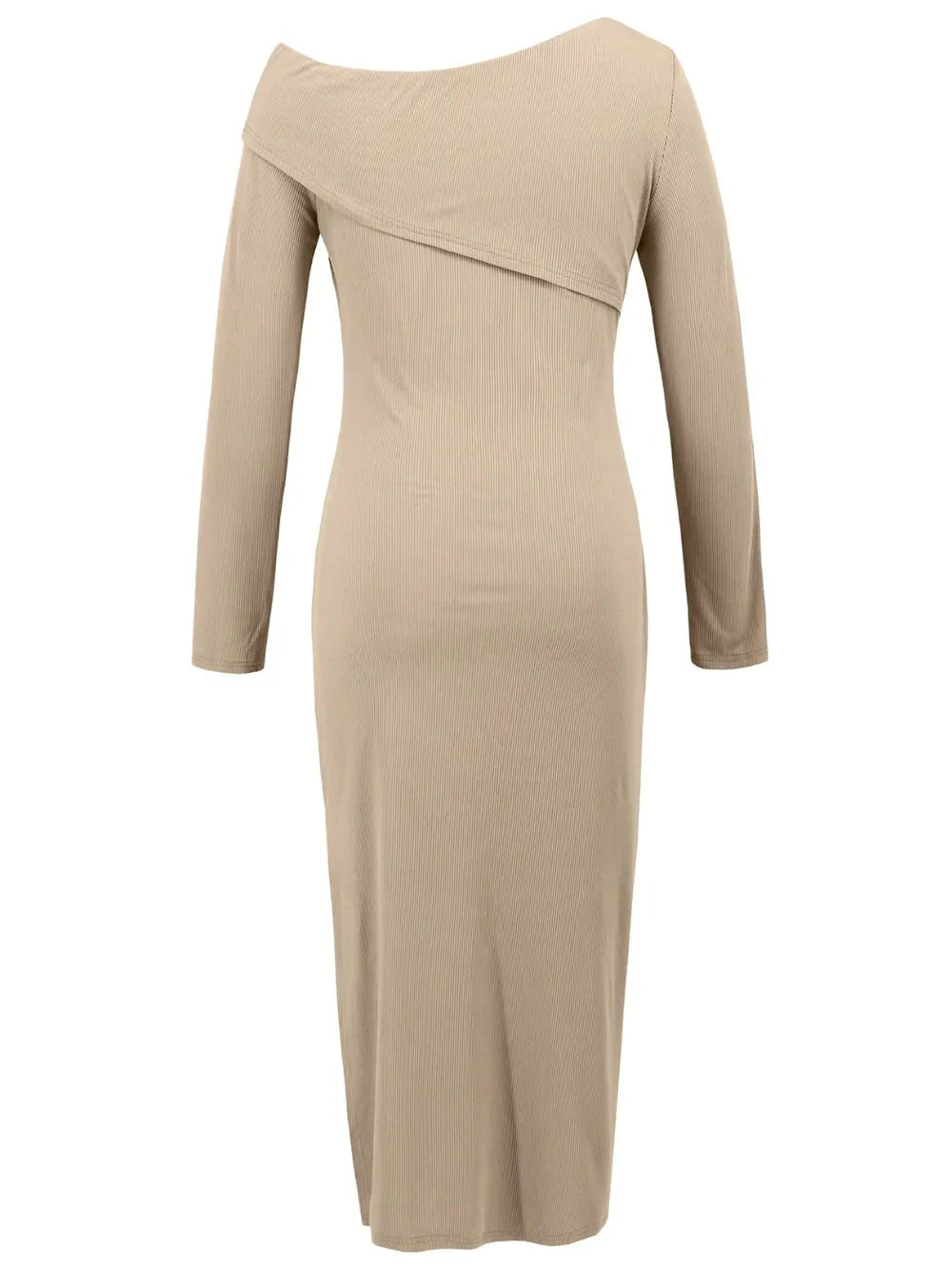 Carmen | Amira Sukienka Midi Asymetryczna z Odkrytym Ramieniem