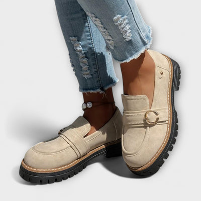 Lora | Mokasyny Casual z Okrągłym Noskiem