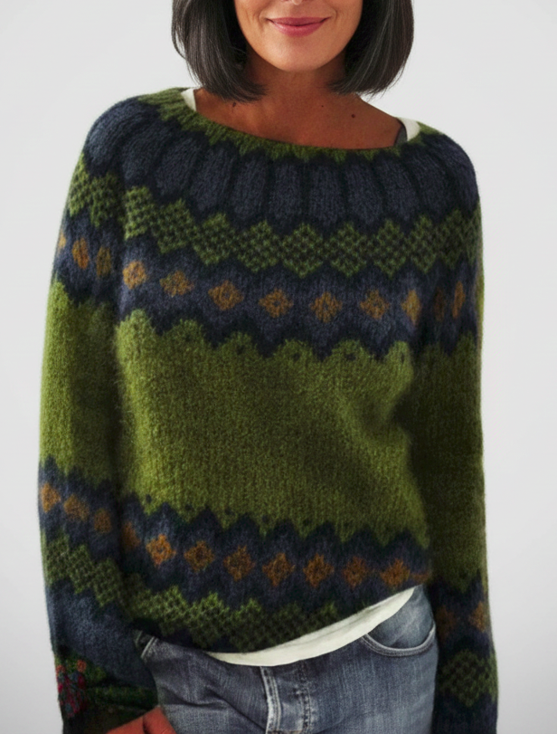 Malea™ - Przytulny Retro Sweter